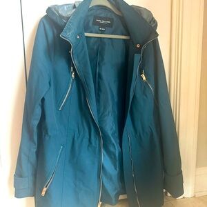 Andrew Marc Petra Cargo Rain Coat